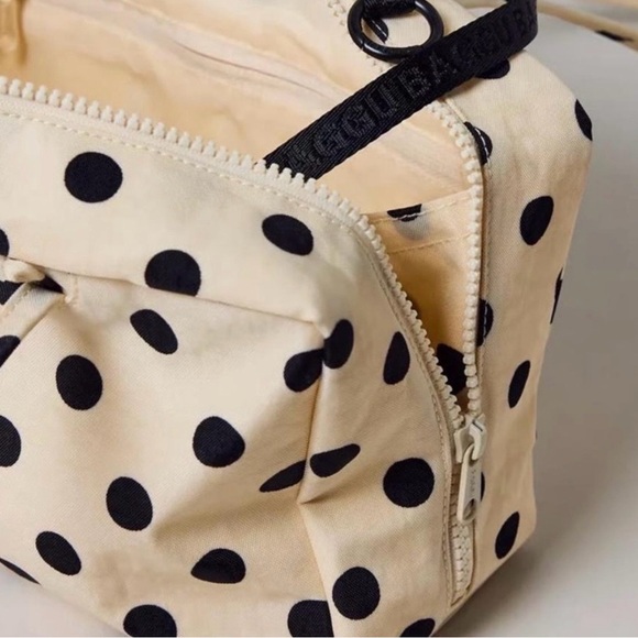 Baggu Bowler Bag- Polka Dot Cream & Black - Picture 8 of 8